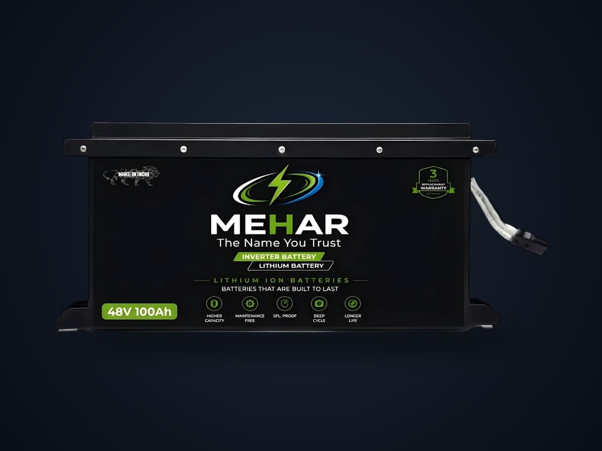 MEHAR 12.8V 100Ah LiFePO4 Inverter Battery, MEHAR B2B battery system