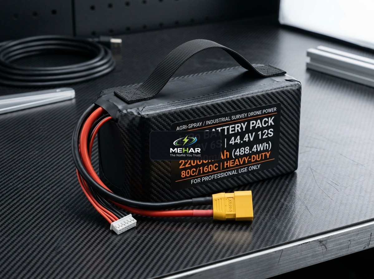 MEHAR Lightweight High-Discharge UAV Drone Battery Pack